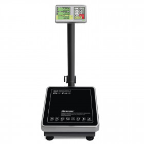 Торговые напольные весы M-ER 335 ACLP-150.20 "TURTLE" с расчетом стоимости товара LCD